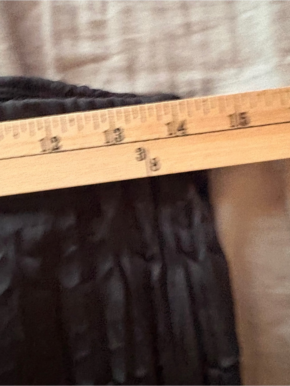 A New Day Woman’s Medium black skirt, belt string is missing - Picture 10 of 11